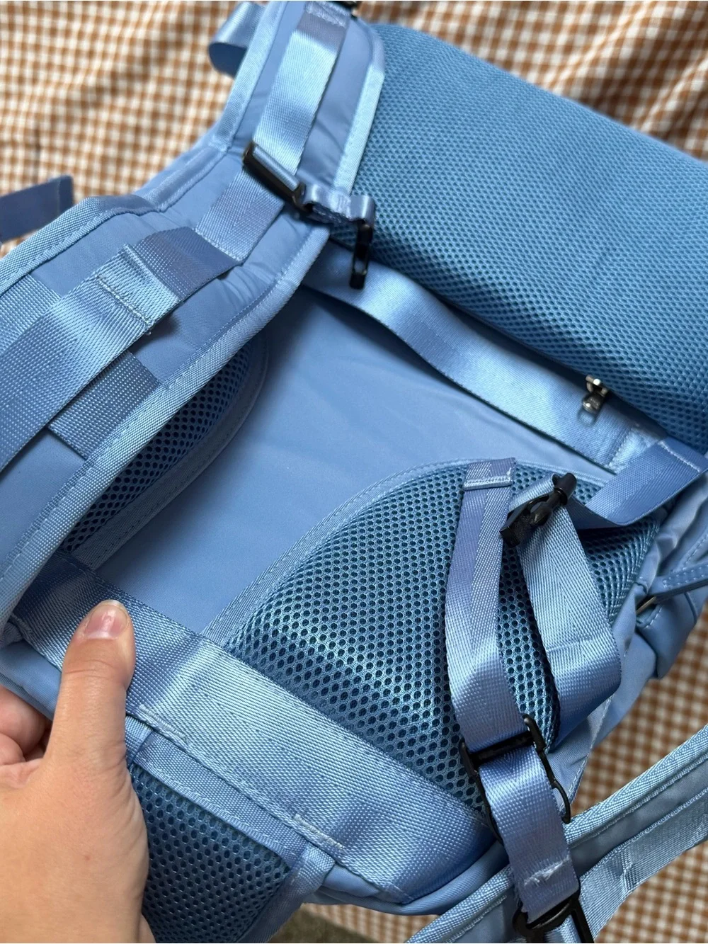 Blue Travel Backpack - Personal Item